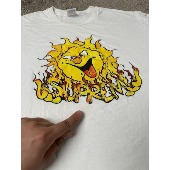 Mens Tshirt SUPREME SUN - RN#101837 White, Size M - Picture 7 of 7